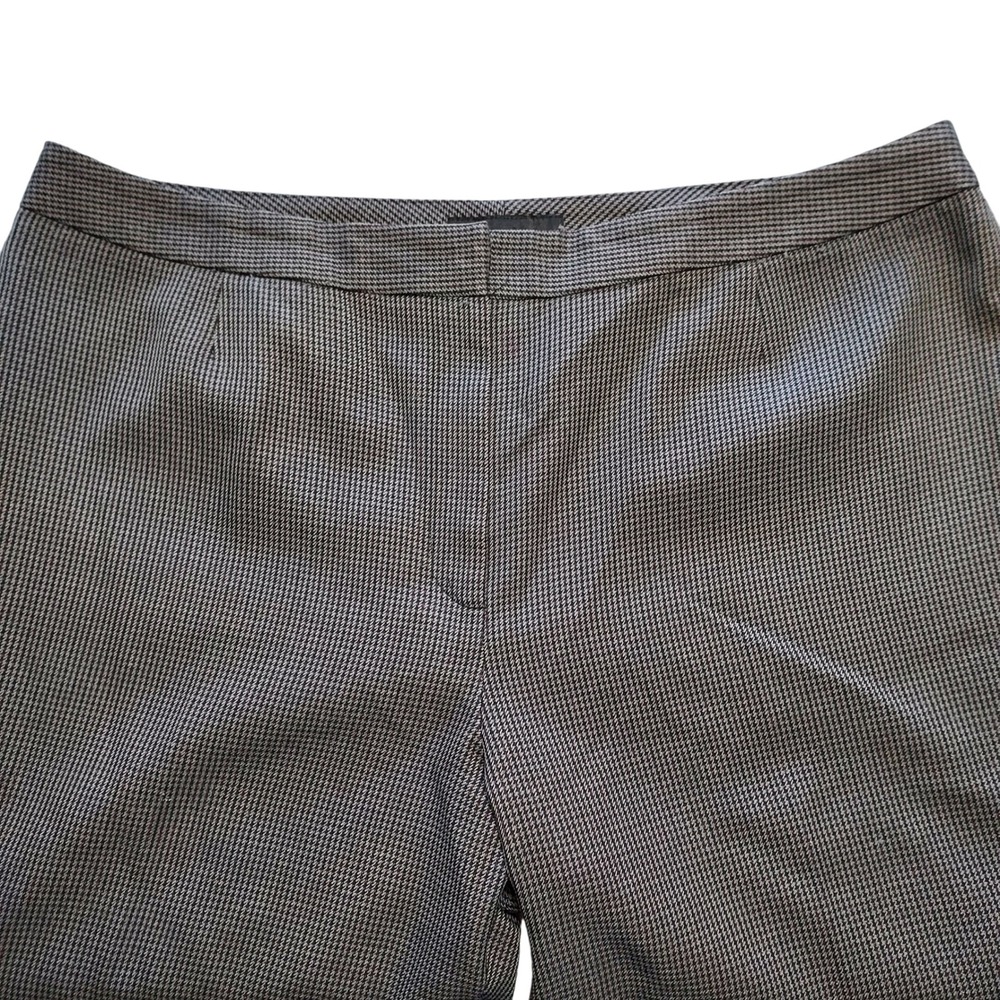 Jones Wear‎ Houndstooth Career Dress Pants Work Office Gray Black Women's 16
